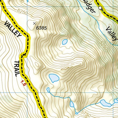 National Geographic 1716 Olympic Day Hikes (map 04) digital map