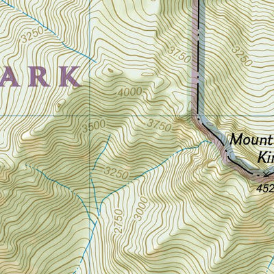 National Geographic 1716 Olympic Day Hikes (map 06) digital map