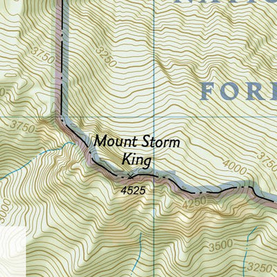 National Geographic 1716 Olympic Day Hikes (map 07) digital map