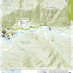 National Geographic 1716 Olympic Day Hikes (map 10) digital map