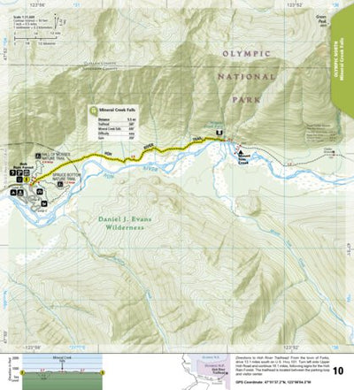 National Geographic 1716 Olympic Day Hikes (map 10) digital map