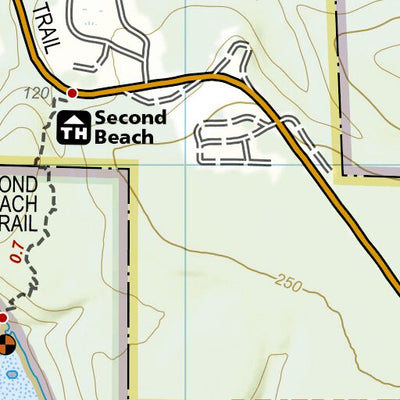 National Geographic 1716 Olympic Day Hikes (map 12) digital map
