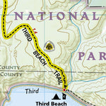National Geographic 1716 Olympic Day Hikes (map 12) digital map