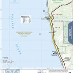 National Geographic 1716 Olympic Day Hikes (map 13) digital map