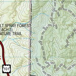National Geographic 1716 Olympic Day Hikes (map 14) digital map