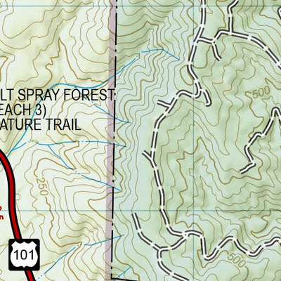 National Geographic 1716 Olympic Day Hikes (map 14) digital map