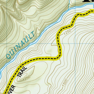 National Geographic 1716 Olympic Day Hikes (map 16) digital map