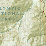 National Geographic 1716 Olympic Day Hikes (map 17) digital map