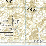 National Geographic 1717 Joshua Tree Day HIkes (map 02) digital map