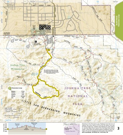 National Geographic 1717 Joshua Tree Day HIkes (map 03) digital map