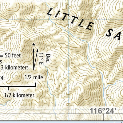 National Geographic 1717 Joshua Tree Day HIkes (map 03) digital map