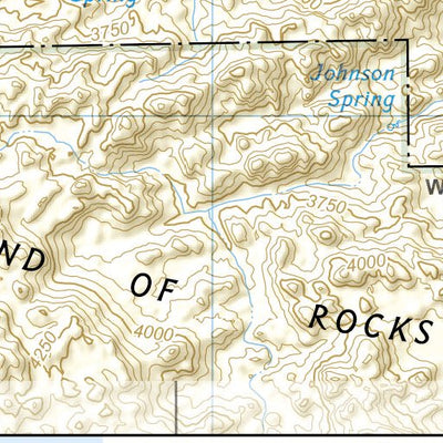 National Geographic 1717 Joshua Tree Day HIkes (map 04) digital map