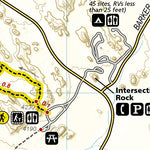 National Geographic 1717 Joshua Tree Day HIkes (map 09) digital map