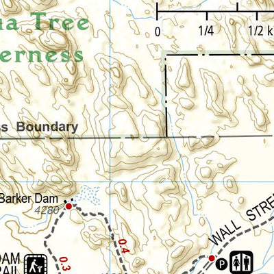National Geographic 1717 Joshua Tree Day HIkes (map 09) digital map