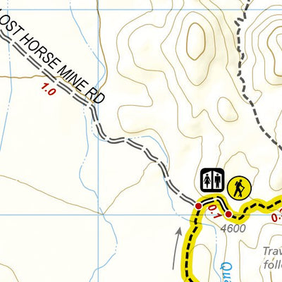 National Geographic 1717 Joshua Tree Day HIkes (map 10) digital map