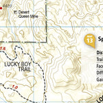 National Geographic 1717 Joshua Tree Day HIkes (map 13) digital map
