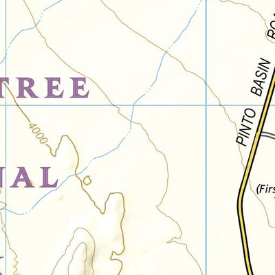 National Geographic 1717 Joshua Tree Day HIkes (map 14) digital map