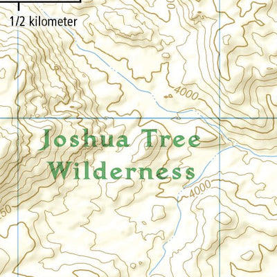 National Geographic 1717 Joshua Tree Day HIkes (map 14) digital map