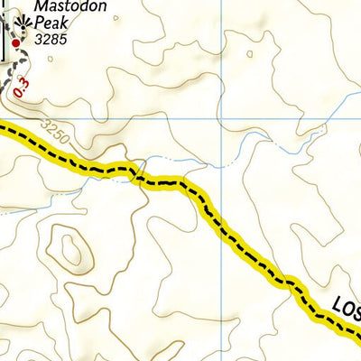 National Geographic 1717 Joshua Tree Day HIkes (map 16) digital map