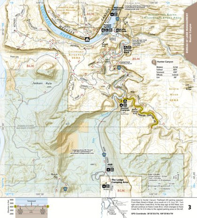 National Geographic 1718 Moab Day Hikes Map 03 digital map
