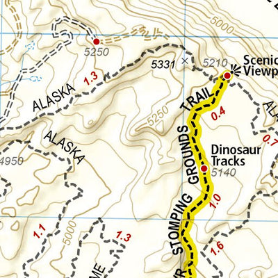 National Geographic 1718 Moab Day Hikes Map 06 digital map