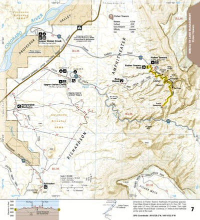 National Geographic 1718 Moab Day Hikes Map 07 digital map