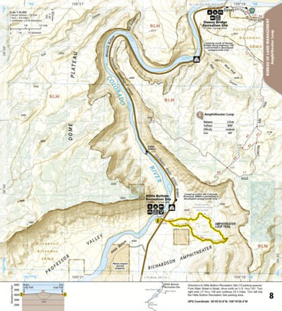 National Geographic 1718 Moab Day Hikes Map 08 digital map