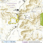 National Geographic 1718 Moab Day Hikes Map 12 digital map