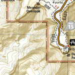 National Geographic 1718 Moab Day Hikes Map 16 digital map