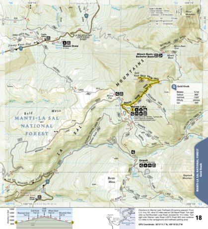 National Geographic 1718 Moab Day Hikes Map 18 digital map