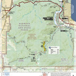 National Geographic 1719 Redwood Day HIkes (map 03) digital map
