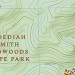 National Geographic 1719 Redwood Day HIkes (map 03) digital map