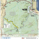 National Geographic 1719 Redwood Day HIkes (map 04) digital map