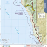 National Geographic 1719 Redwood Day HIkes (map 05) digital map