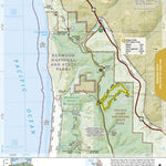 National Geographic 1719 Redwood Day HIkes (map 08) digital map