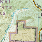 National Geographic 1719 Redwood Day HIkes (map 08) digital map