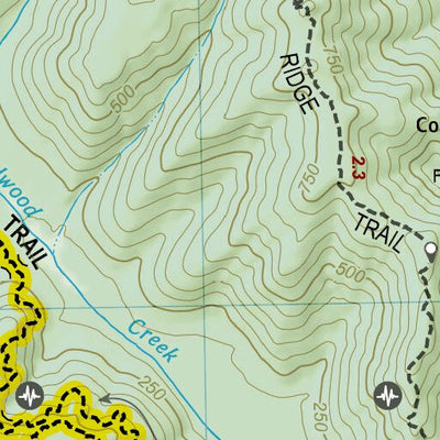 National Geographic 1719 Redwood Day HIkes (map 10) digital map