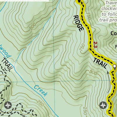 National Geographic 1719 Redwood Day HIkes (map 11) digital map