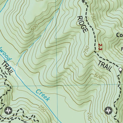 National Geographic 1719 Redwood Day HIkes (map 12) digital map