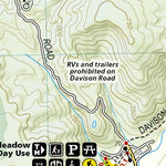 National Geographic 1719 Redwood Day HIkes (map 13) digital map
