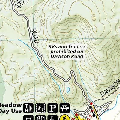 National Geographic 1719 Redwood Day HIkes (map 13) digital map
