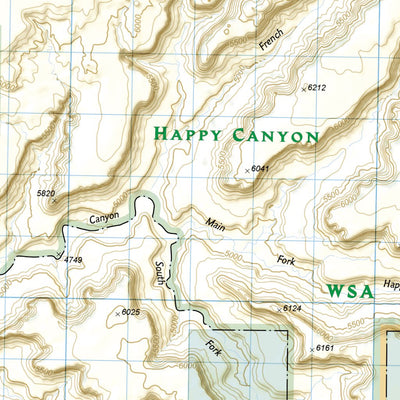 National Geographic 210 Canyonlands National Park (west side) digital map