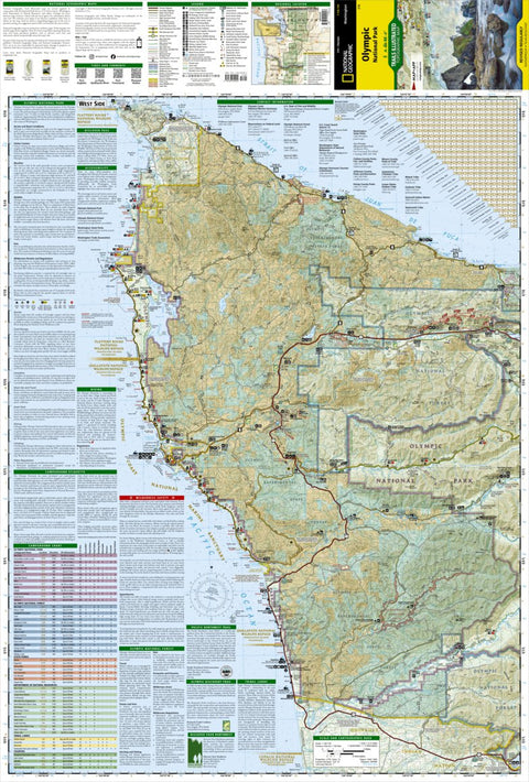 National Geographic 216 Olympic National Park (east side) digital map
