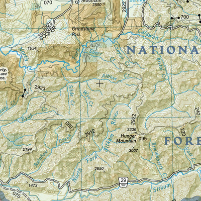 National Geographic 216 Olympic National Park (east side) digital map