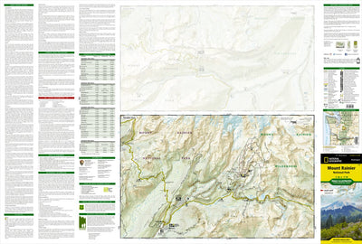 National Geographic 217 Mount Rainier National Park (Paradise inset) digital map