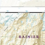 National Geographic 217 Mount Rainier National Park (Paradise inset) digital map