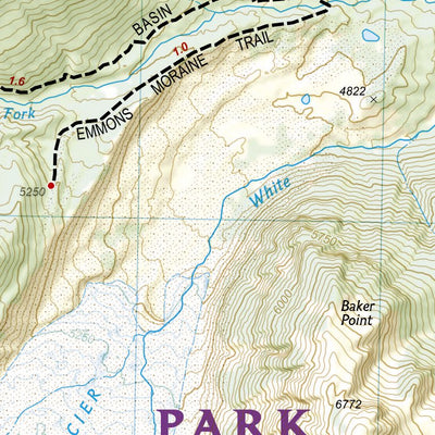 217 Mount Rainier National Park (Sunrise inset) Preview 3