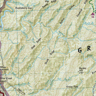 National Geographic 229 Great Smoky Mountains National Park (west side) digital map