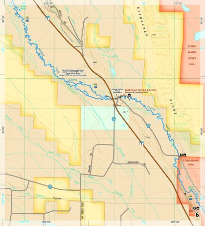 National Geographic 2301 Middle Fork South Platte (map 06) digital map