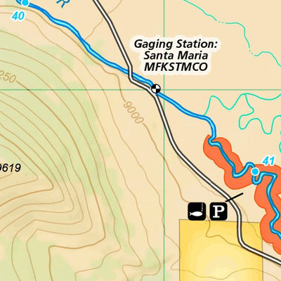 National Geographic 2301 Middle Fork South Platte (map 07) digital map